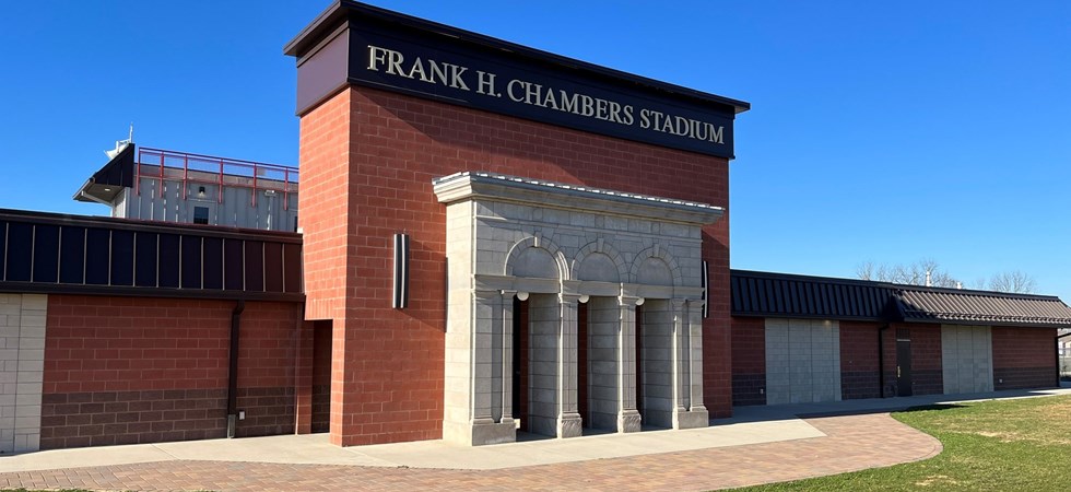 View of Entryway to Frank H. Chambers Stadium